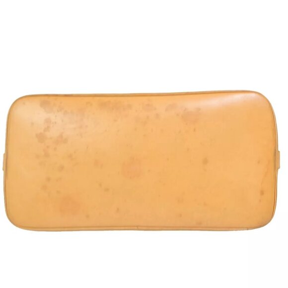 LOUIS VUITTON LV Logo Alma Hand Bag Monogram Leather Brown France - Picture 5 of 14